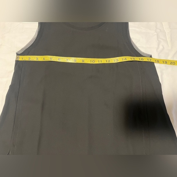 SIMPLY VERA Black layered sleeveless‎ blouse size S. - Picture 11 of 12